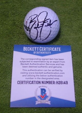 Rickie Fowler Signed/autographed Golf Ball Beckett Bas Jsa Psa (b)