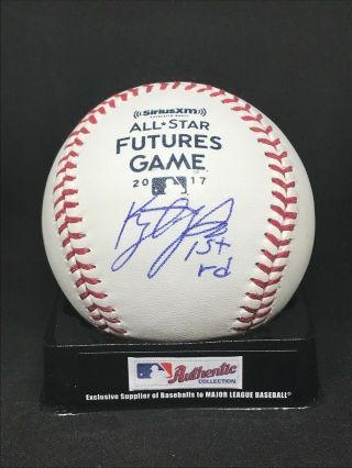 Kyle Tucker Signed Auto Autographed 2017 Futures Game Baseball " 1st Rd " Jsa