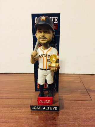 Jose Altuve Silver Slugger Gold Glove 2016 Houston Astros Sga Bobblehead No Box