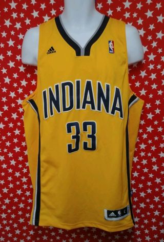 Adidas Sewn Swingman Jersey Indiana Pacers Danny Granger 33 Size Large Length,  2