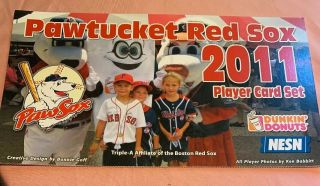 2011 Pawtucket Red Sox Minor League Promotion Player Card Set 30 Cards