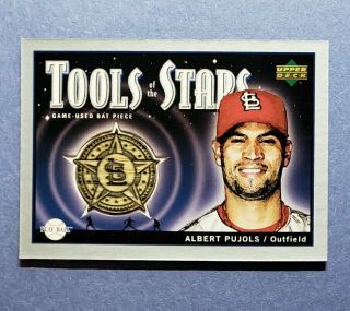 2004 Upper Deck,  Albert Pujols,  St Louis Cardinals Game Engraved Bat