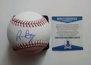 San Francisco Giants Bruce Bochy Autograph Official Mlb Baseball Beckett H22176