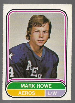 1975 - 76 Opc O - Pee - Chee Wha 7 Mark Howe Rc Rookie Card