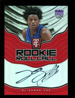 2017 - 18 Totally Certified Rookie Roll Call De 