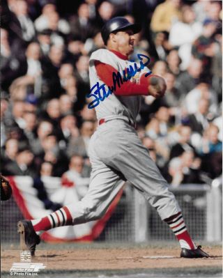 Stan Musial - Cardinals - Hand Signed - Autographed 8x10 Photo,  Stan The Man