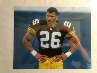 Rod Woodson Signed 8x10 Pittsburgh Steelers Photo Autographed Hall Of Fame