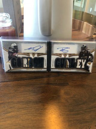 2015 Topps Triple Threads Booklet Todd Gurley Melvin Gordon Rc Patch Auto /36