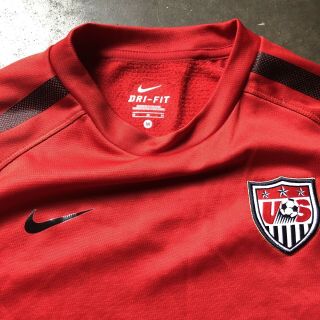Mens Nike Dri - Fit USMNT Team USA Olympic World Cup Soccer Goalie L/S Jersey Sz M 2