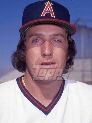 1977 Topps Baseball Color Negative.  Mickey Scott Angels