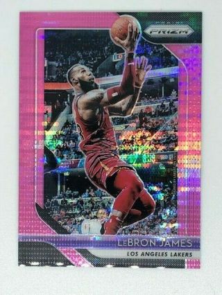 2018 - 19 Prizm Pink Pulsar Lebron James - Pulled Fresh From Pack /42