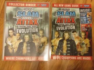 Wwe Topps Slam Attax Evolution Collector Binder And Cards
