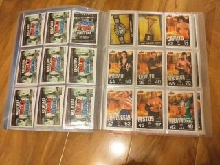WWE Topps Slam Attax Evolution Collector Binder And Cards 3