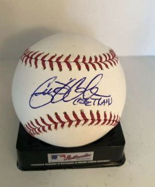 Gerrit Cole Signed Auto Romlb Baseball Houston Astros “cole Train” Inscription
