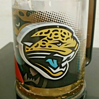 Jacksonville Jaguars NFL Acrylic Crystal Frosty Freezer Mug Football Stein Cup 5