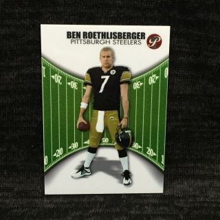 Ben Roethlisberger Steelers 2004 Topps Pristine 52 Rookie Card D 187/999