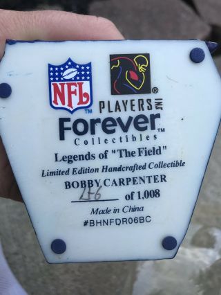 Bobby Carpenter Dallas Cowboys bobble head 2006 NFL Draft 3