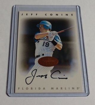 Jeff Conine - 1996 Leaf Signature Series - Autograph - Marlins -