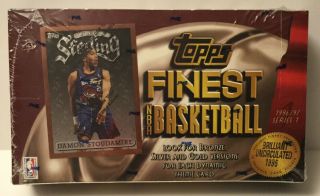 1996 - 97 Topps Finest Series 1 Basketball Box