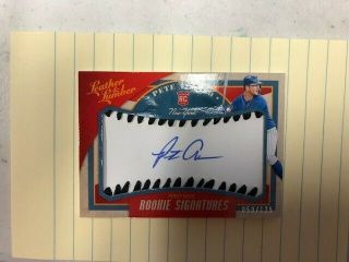 2019 Panini Leather And Lumber Pete Alonso Auto 50/125