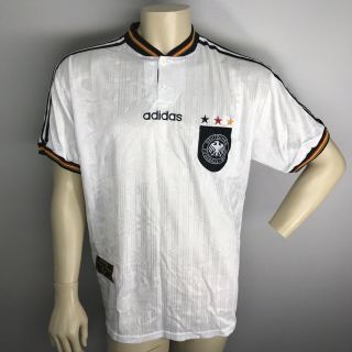 Vintage Adidas 90s Germany Soccer Jersey Size Mens Xl Deutscher Fussball - Bund