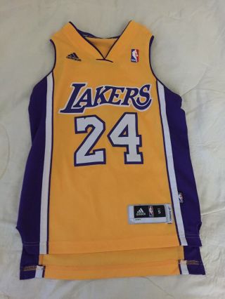 Kobe Bryant Adidas Nba Los Angeles Lakers Jersey Youth Small