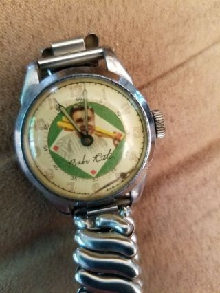 1948 Exacta Time Babe Ruth Wrist Watch Not Band.  Baseball