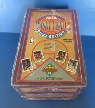1991 - 92 Upper Deck Basketball Card Box Factory