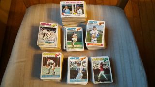 Vintage 1977 Topps Baseball Complete Set (1 - 660) Dawson Rose Ryan Brett