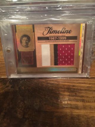 2006 National Treasures Timeline Steve Young Hof Patch 3/8 Ssp Non Auto 49ers
