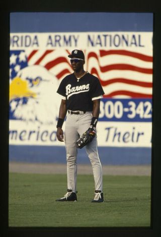 Michael Jordan Birmingham Barons Baseball 35mm Color Slide (file - 00878)
