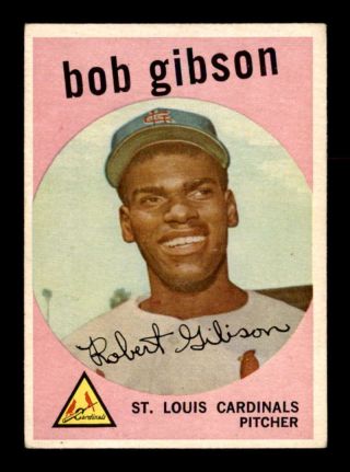 1959 Topps 514 Bob Gibson Rc Ex,  X1709341
