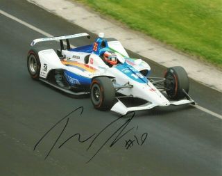 Authentic Autographed Felix Rosenqvist 8x10 Indy 500 Photo