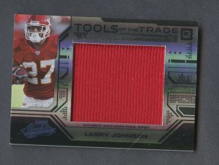 2008 Playoff Absolute Memorabilia Tools Of The Trade Larry Johnson Jersey 5/5