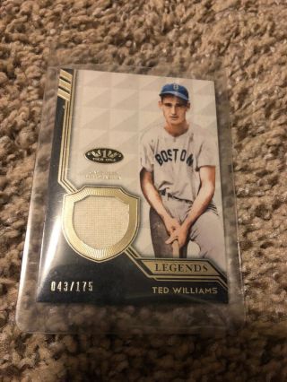 Ted Williams Game Use Jersey Card Patch