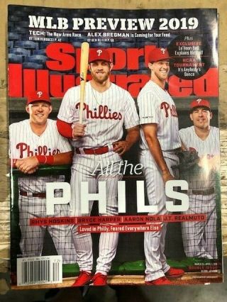March 25,  2019 Bryce Harper Philadelphia Phillies Sports Illustrated No Label