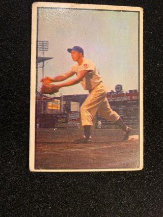 1953 Bowman Color Gil Hodges 92 - Dodgers - Gd - Vg Key Card Classic 3