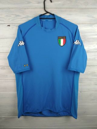 Italy Italia Jersey Xl 2000 2002 Home Shirt Soccer Football Kappa