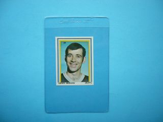 1970/71 Eddie Sargent Nhl Hockey Stamp Sticker Card 20 Gerry Meehan Rookie