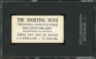 1916 M101 - 4 Sporting News Lajoie SGC 50 VG - EX 4 3