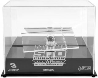 Austin Dillon 2018 Daytona 500 Champion 1:24 Die - Cast Display Case With Platform