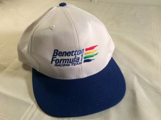 Formula 1 Cap - Benetton Formula 1 Snap Back Cap