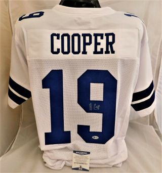 Amari Cooper Signed / Autographed Cowboys Custom Jersey Bas (beckett)