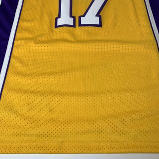 Adidas Los Angeles LA Lakers NBA Andrew Bynum 17 Jersey Adult Medium Authentic 7
