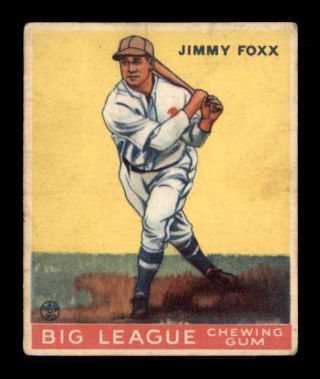 1933 Goudey 154 Jimmie Foxx Vgex X1687715