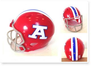 Custom 1975 Nfl Pro Bowl Afc Throwback Red 2 " Pocket Pro Football Helmet