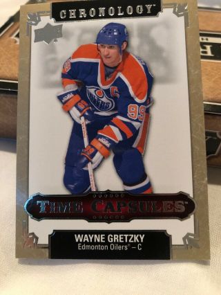 2018 - 19 Ud Chronology Wayne Gretzky Time Capsules Tc - 24 Edmonton Oilers