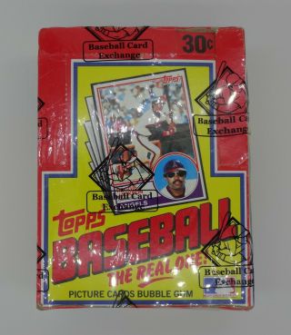 1983 Topps Baseball,  Wax Box,  Bbce Authenticated
