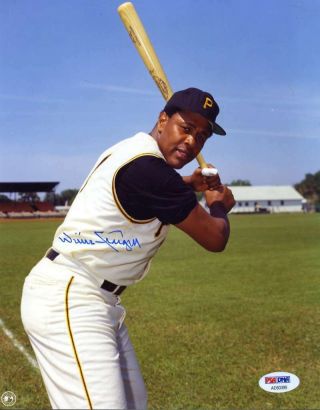 Willie Stargell Psa Dna Hand Signed 8x10 Photo Authentic Autograph