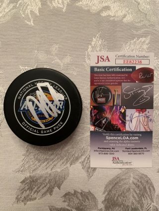 Pk Subban Predators Autographed Signed Official 2018 All Star Game Puck Jsa